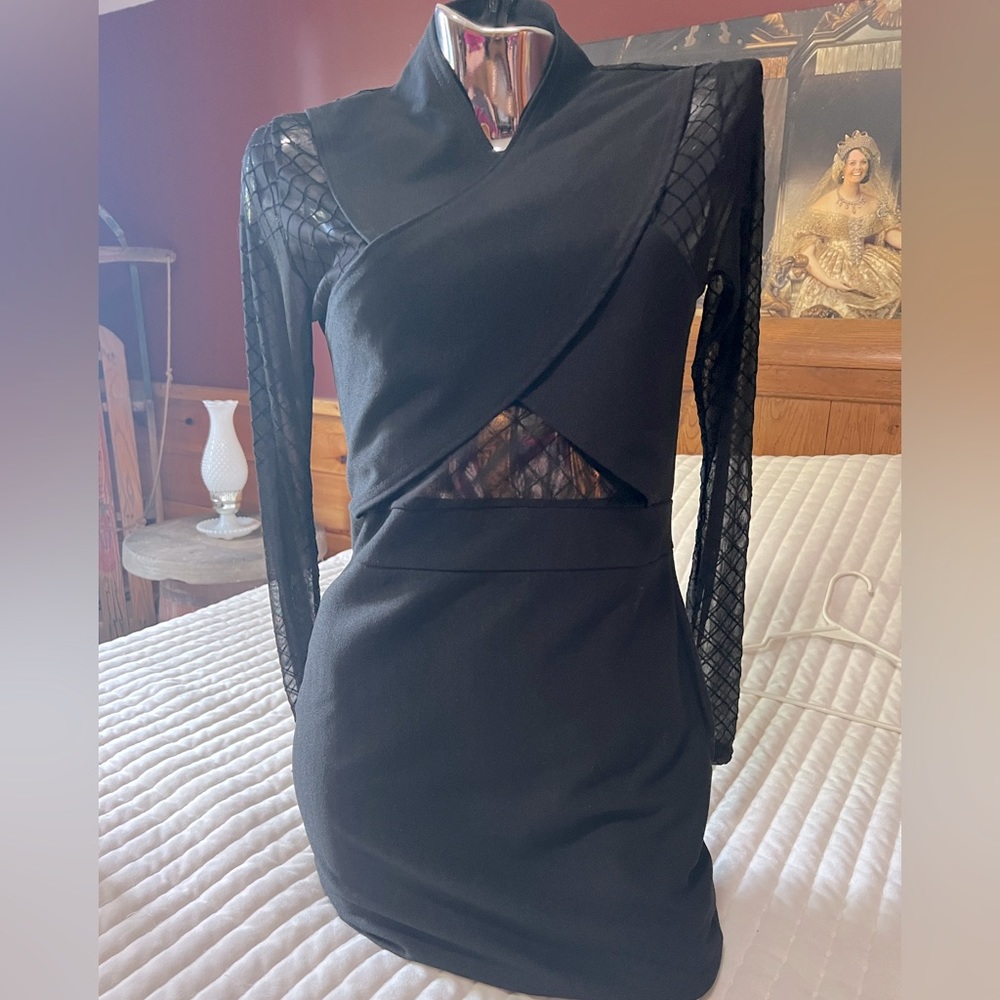Motel Rocks black club dress (S)